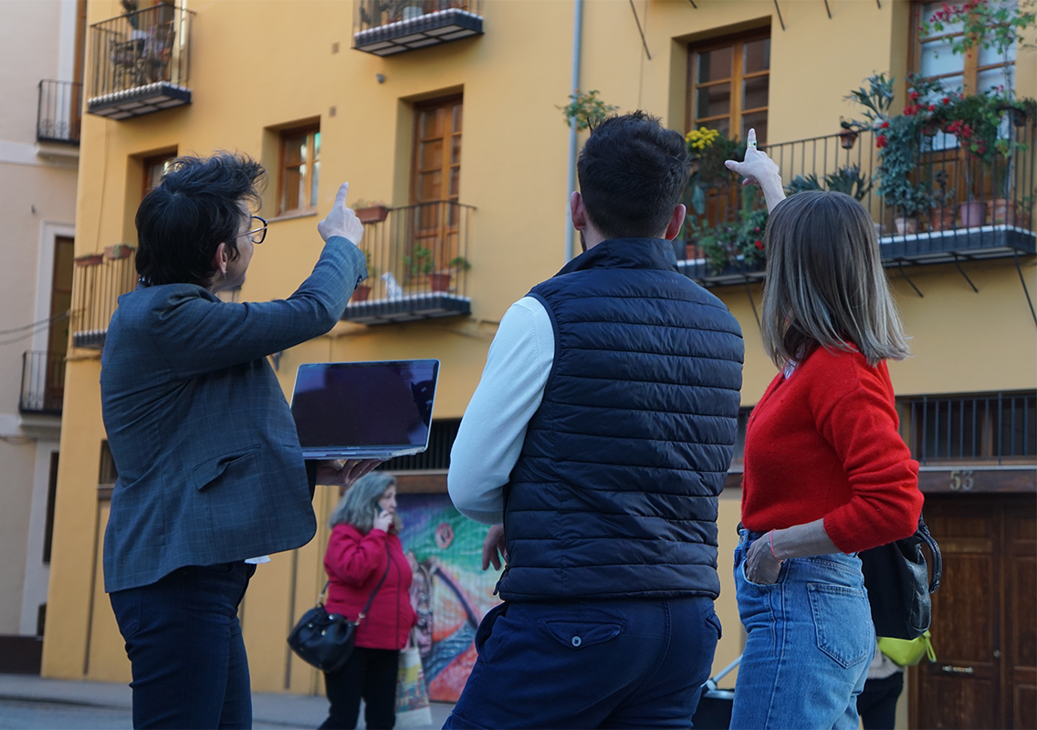 Visite d'un bien avec un chasseur Immobilier dans Valencia