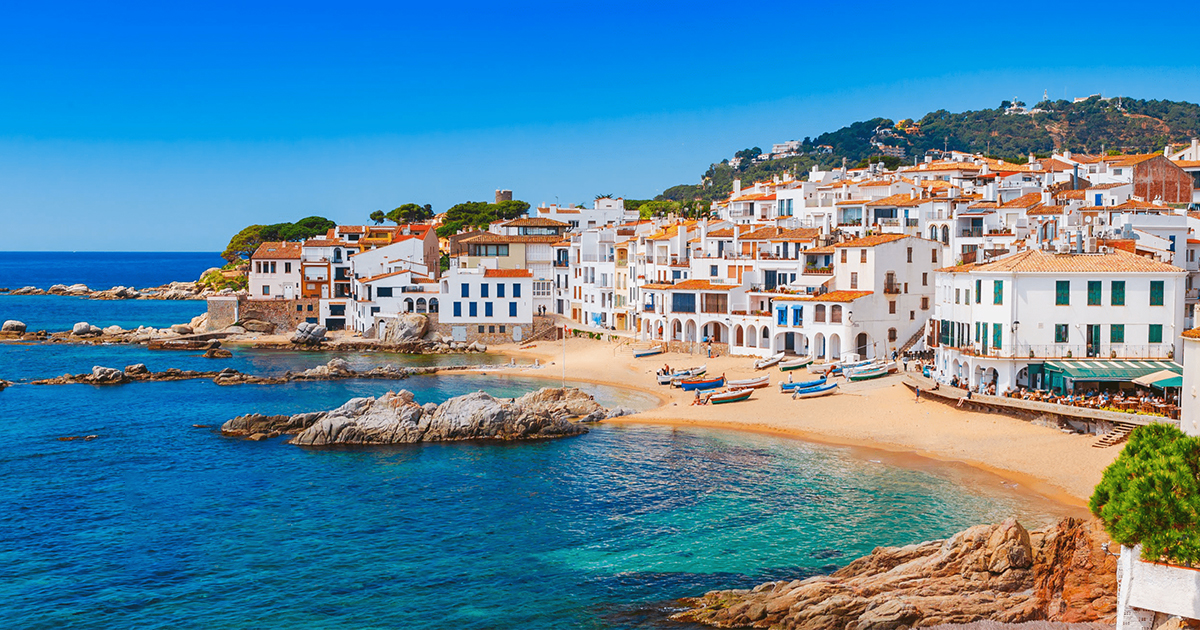 Maisons en bord de mer en Espagne