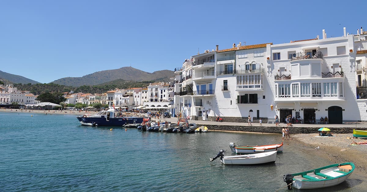 Plage de Rosas en Espagne