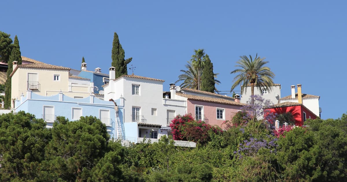 Groupe de maisons en Espagne