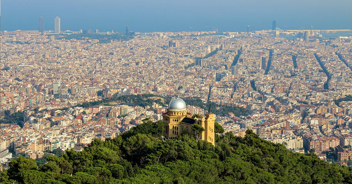 Vue sur Barcelone