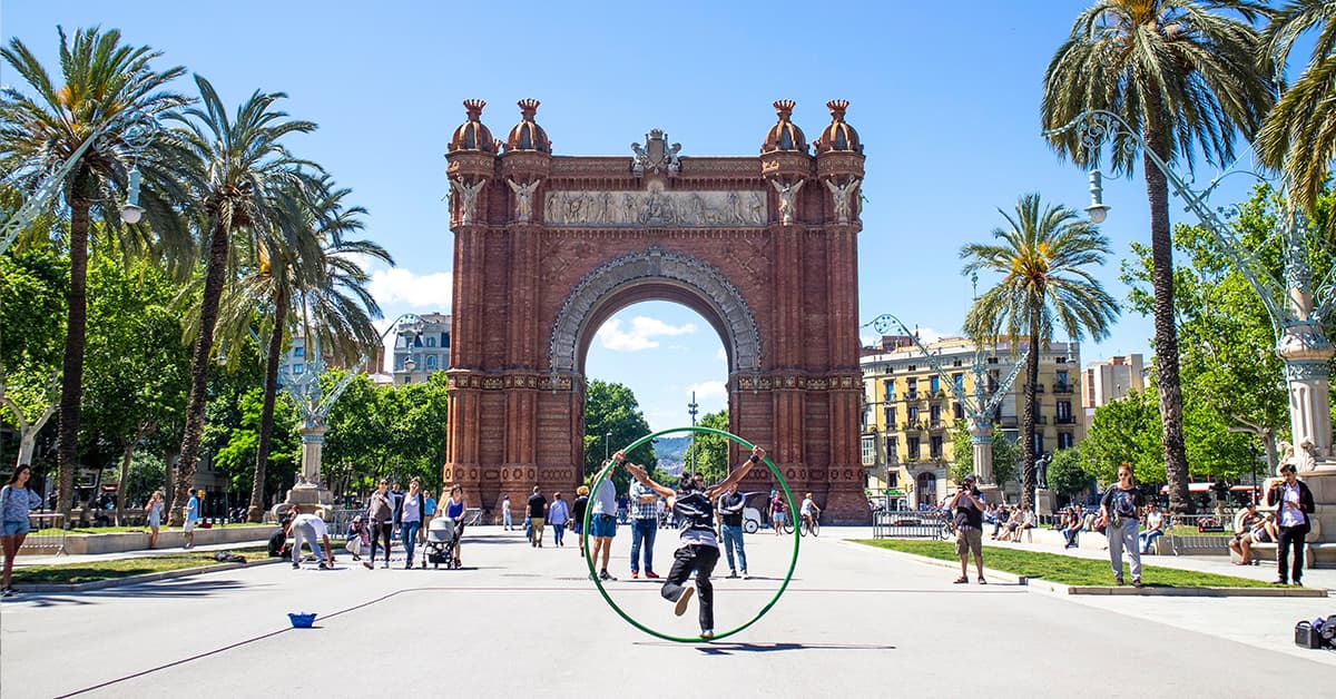 Arc de triomphe à Barcelone