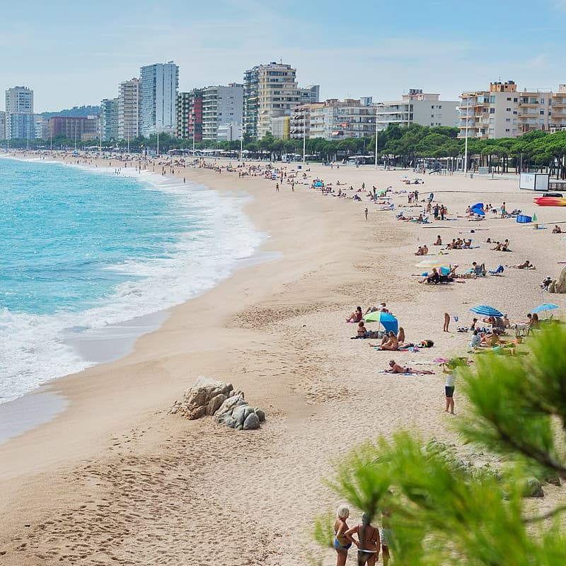 Plage de la Malagueta à Malaga