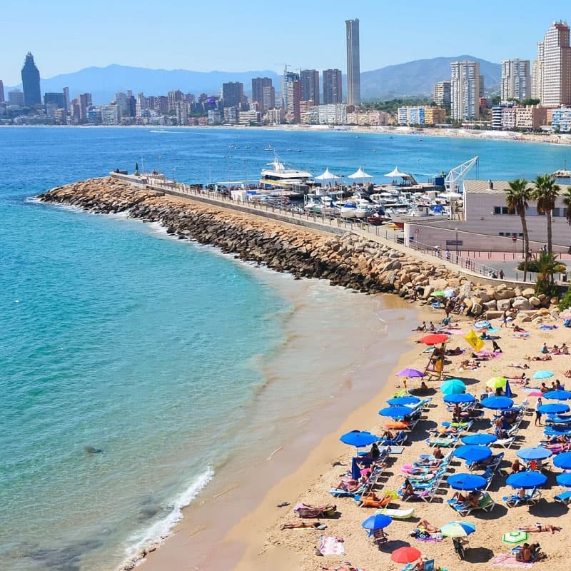 Appartements à Benidorm avec vue sur la plage