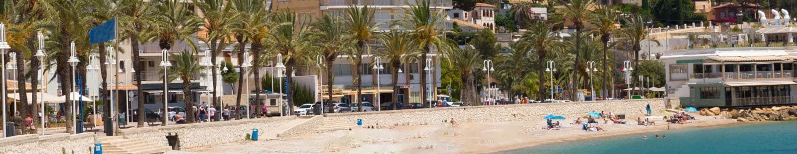 Vue panoramique sur les appartements de Javea