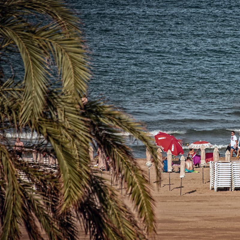 Plage à Gandia