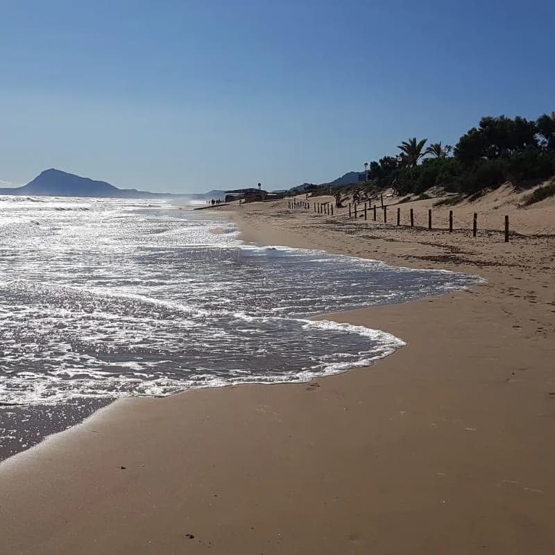 Plage à Oliva