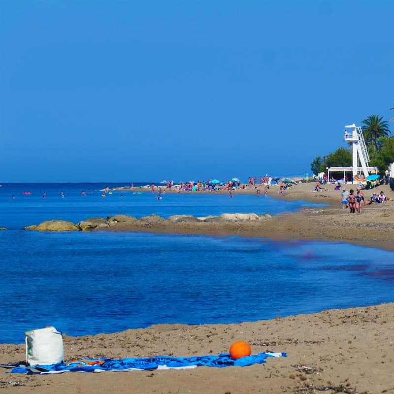 Plage de Denia sous le soleil