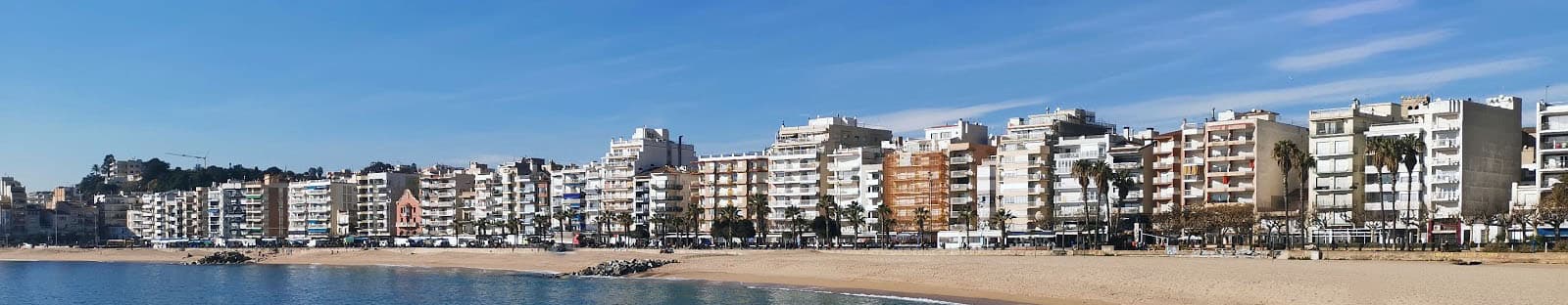 Vue panoramique de blanes