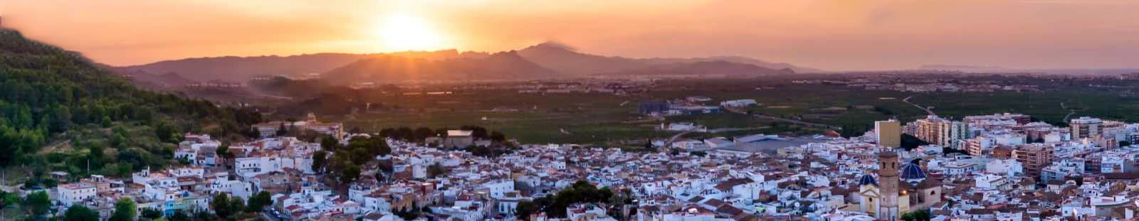 Vue panoramique de Oliva