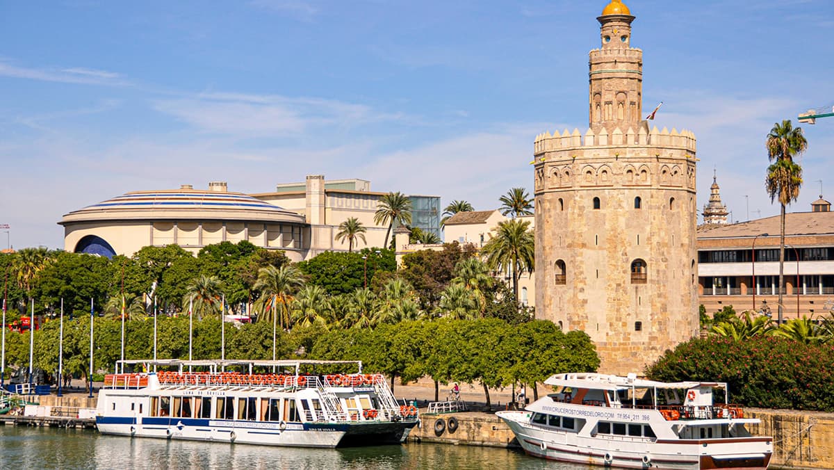 Vue sur El Río Guadalquivir dans Séville