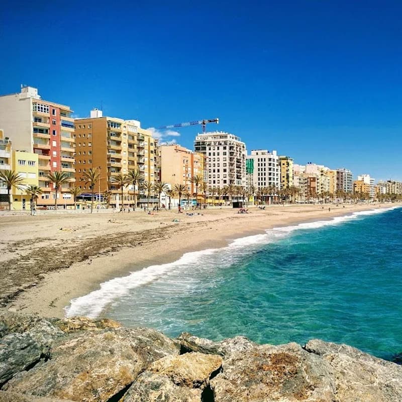 Plage et ville Almeria